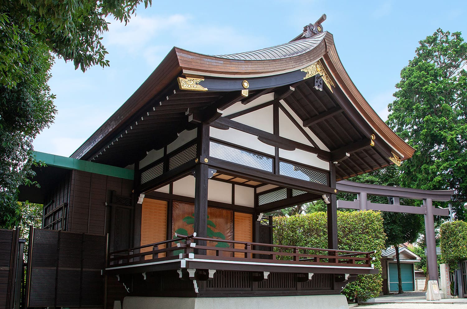 N神社様 神楽殿