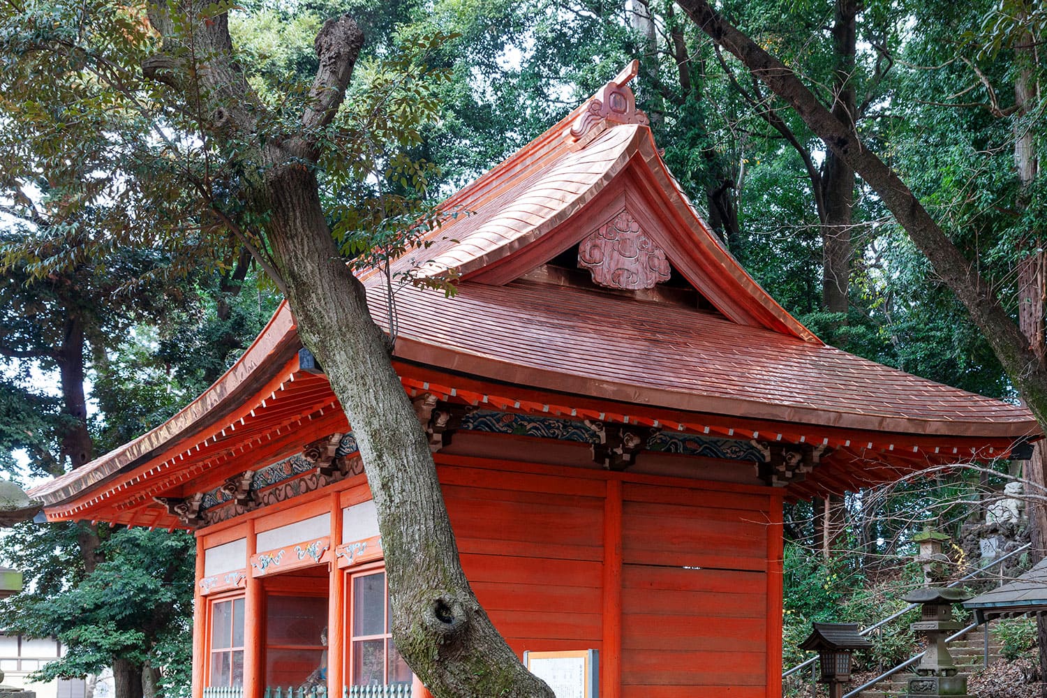 堀兼神社　随身門