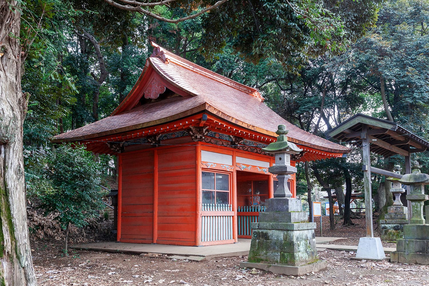 堀兼神社様 狭山市指定文化財 建造物 修復工事 飛鳥建築の社寺建築 伝統建築