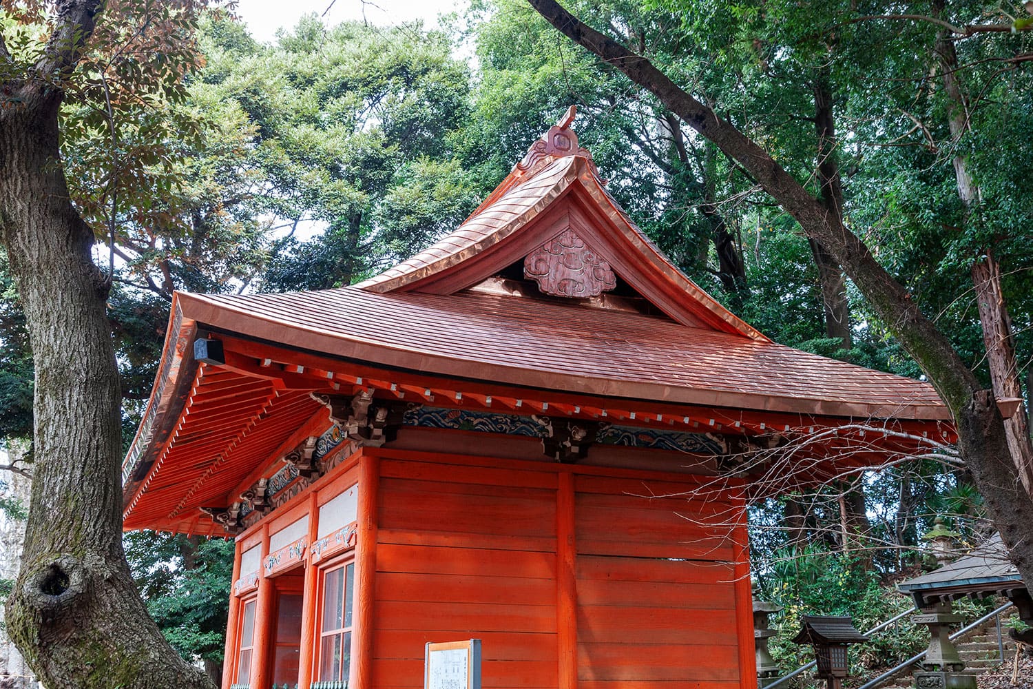 堀兼神社様 狭山市指定文化財 建造物 修復工事 飛鳥建築の社寺建築 伝統建築