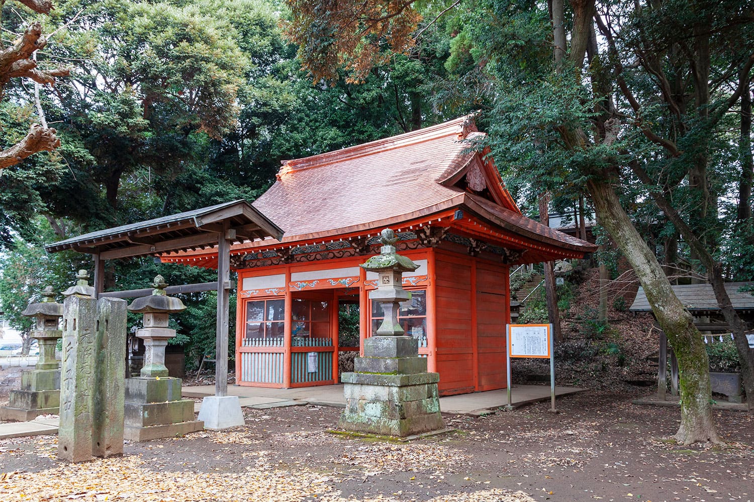 堀兼神社　随身門